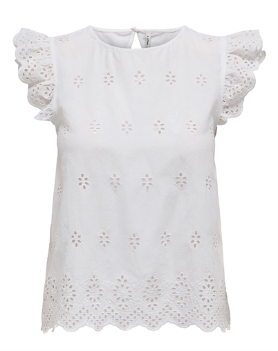 Lou Life Embroidery Open Back Top - Only